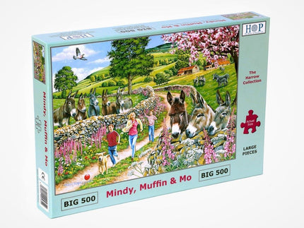 The House of Puzzles Mindy, Muffin & Mo Puzzel 500 XL Stukjes