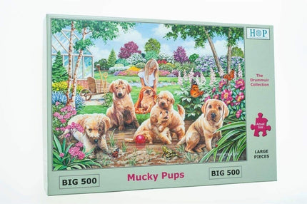 The House of Puzzles Mucky Pups Puzzel 500 XL Stukjes