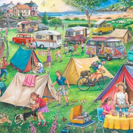 The House of Puzzles No.10 - Camping Puzzel 1000 Stukjes