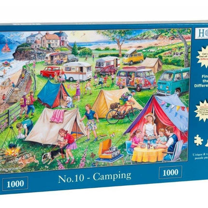 The House of Puzzles No.10 - Camping Puzzel 1000 Stukjes