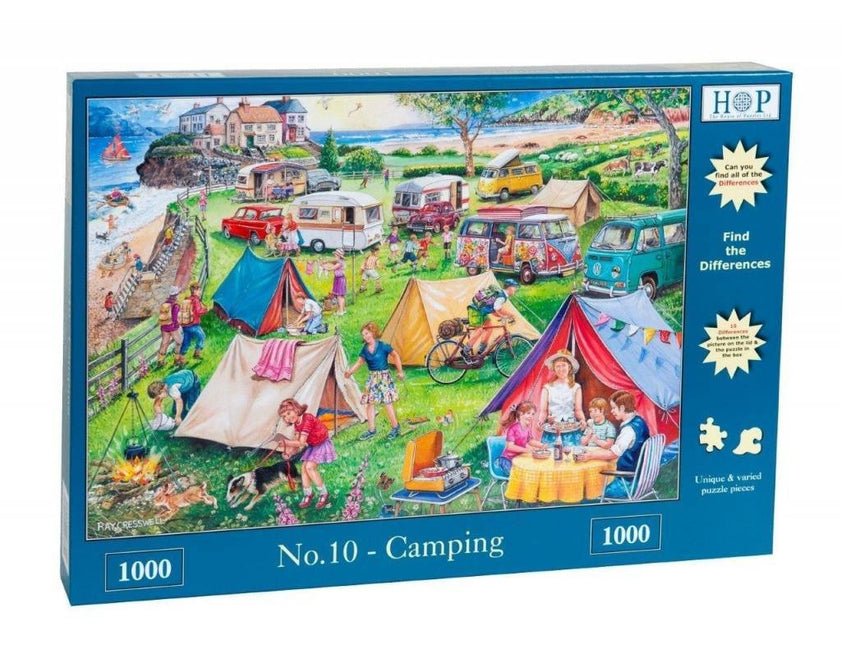 The House of Puzzles No.10 - Camping Puzzel 1000 Stukjes