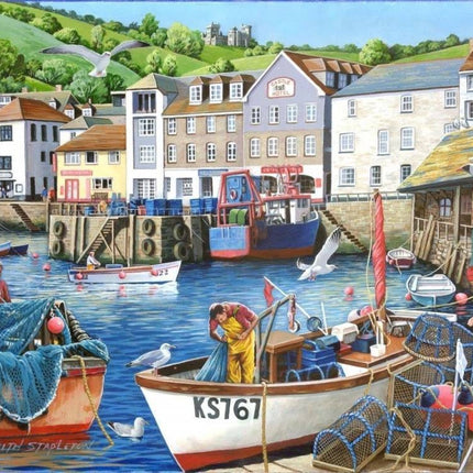 The House of Puzzles No.12 Busy Harbour Puzzel 1000 stukjes