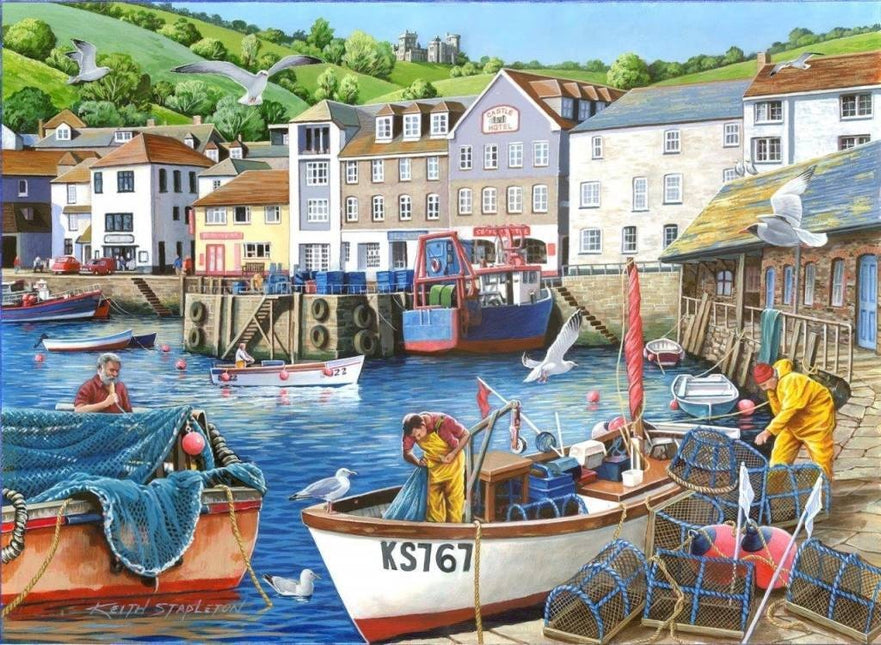 The House of Puzzles No.12 Busy Harbour Puzzel 1000 stukjes