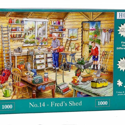 The House of Puzzles No.14 - Fred's Shed Puzzel 1000 Stukjes