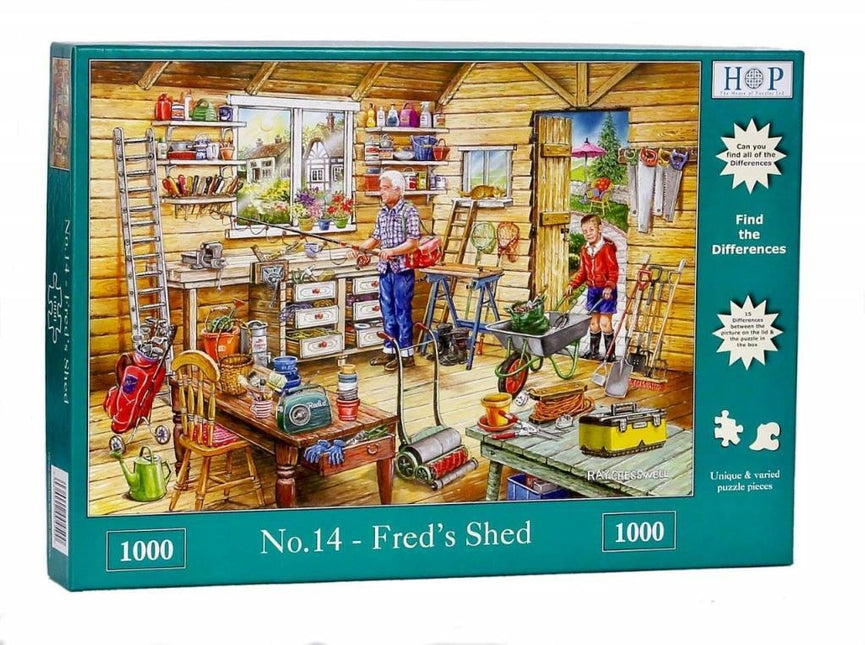 The House of Puzzles No.14 - Fred's Shed Puzzel 1000 Stukjes