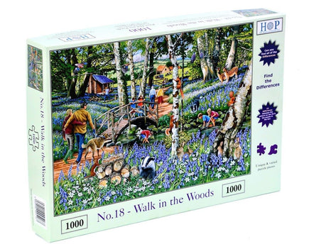 The House of Puzzles No.18 - Walk in the Woods Puzzel 1000 Stukjes