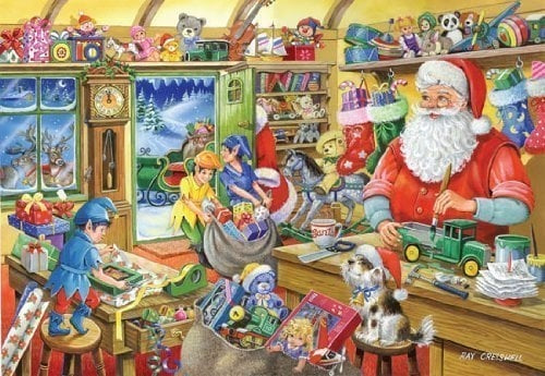 The House of Puzzles No.5 - Santa's Workshop Puzzel 1000 Stukjes