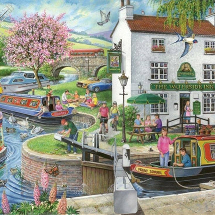 The House of Puzzles No.6 - By the Canal Puzzel 1000 Stukjes Find the Differences