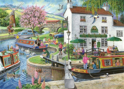 The House of Puzzles No.6 - By the Canal Puzzel 1000 Stukjes Find the Differences