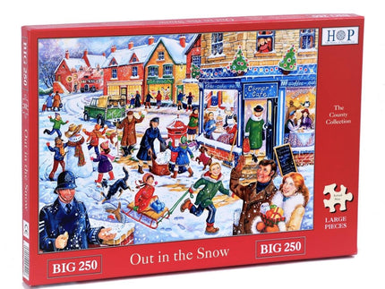 The House of Puzzles Out in the Snow Puzzel 250 XL stukjes