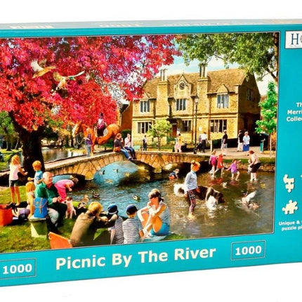 The House of Puzzles Picnic by the River Puzzel 1000 stukjes