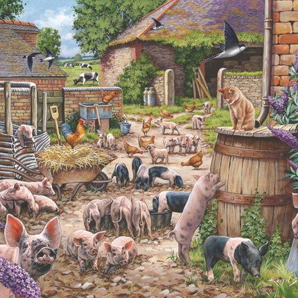 The House of Puzzles Piglet Pandemonium Puzzel 250 XL stukjes