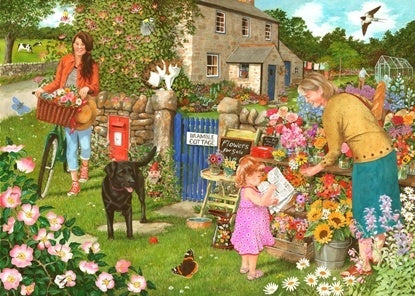 The House of Puzzles Pocketful of Posies Puzzel 1000 Stukjes