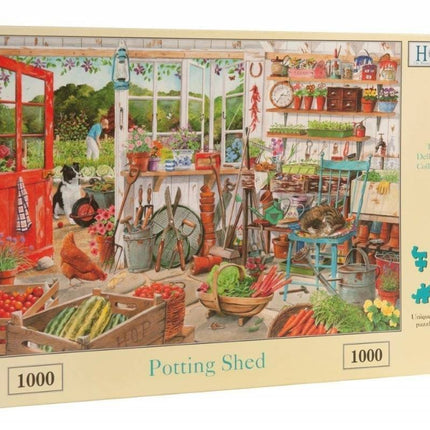 The House of Puzzles Potting Shed Puzzel 1000 Stukjes