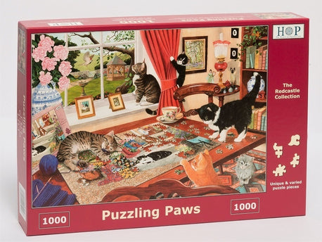 The House of Puzzles Puzzling Paws Puzzel 1000 stukjes