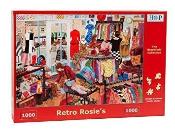 The House of Puzzles Retro Rosie's Puzzel 1000 Stukjes