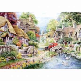 The House of Puzzles River Cottage Puzzel 250 Stukjes XL