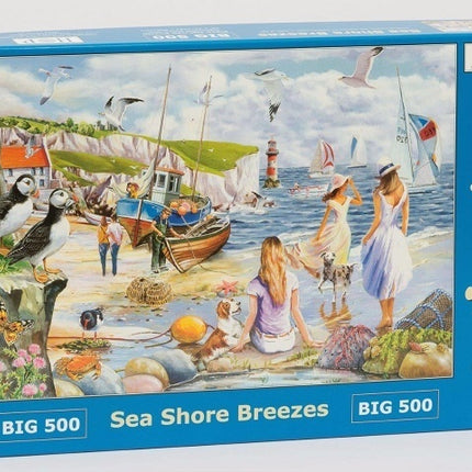 The House of Puzzles Sea Shore Breezes Puzzel 500 XL stukjes