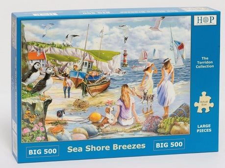 The House of Puzzles Sea Shore Breezes Puzzel 500 XL stukjes