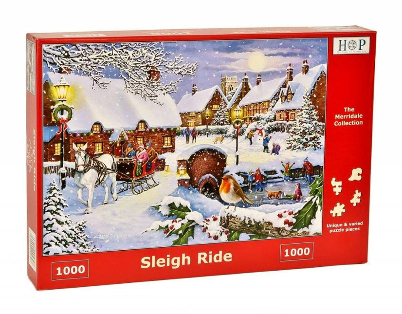 The House of Puzzles Sleigh Ride Puzzel 1000 stukjes