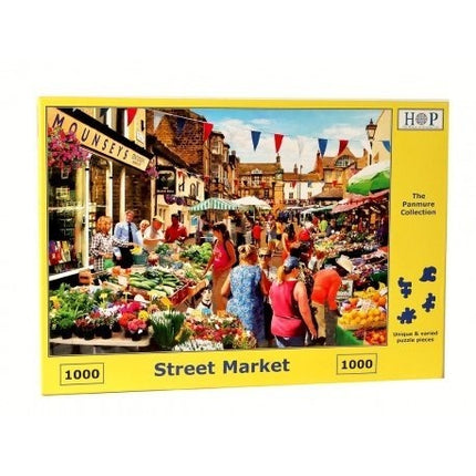 The House of Puzzles Street Market Puzzel 1000 stukjes