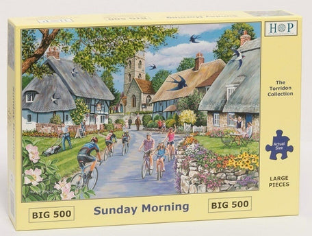 The House of Puzzles Sunday Morning Puzzel 500 XL stukjes