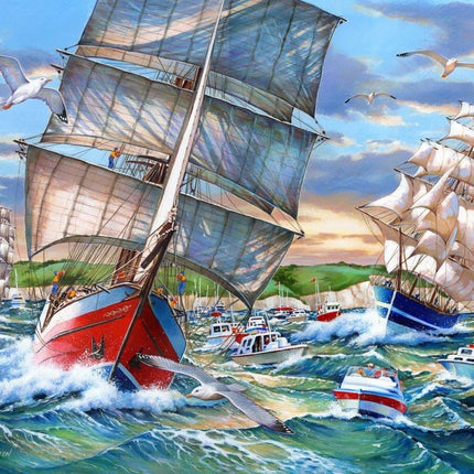 The House of Puzzles Tall Ships Puzzel 1000 Stukjes