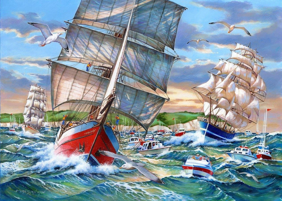 The House of Puzzles Tall Ships Puzzel 1000 Stukjes