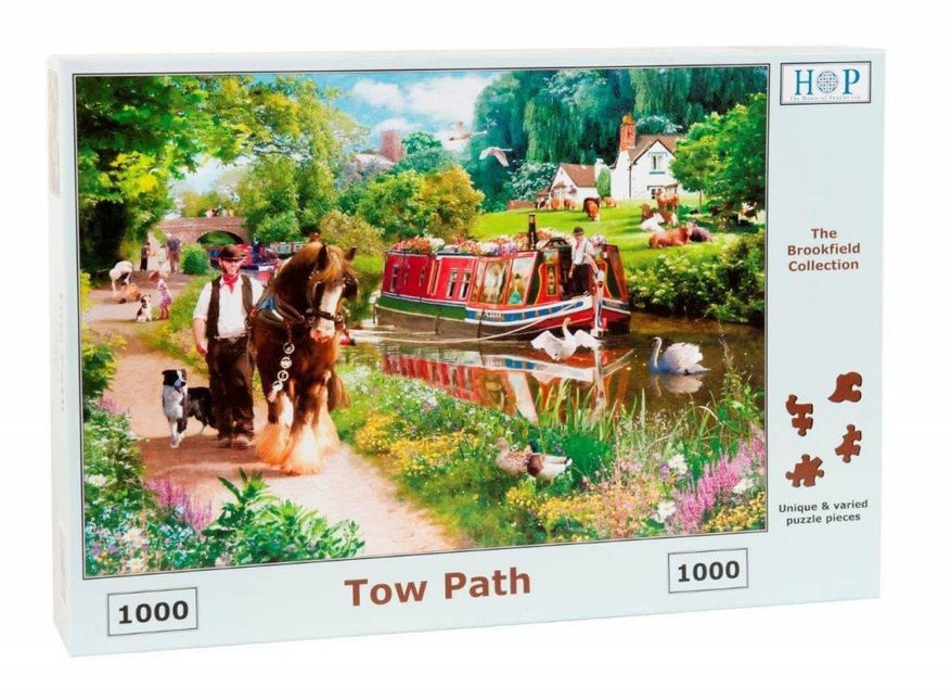 The House of Puzzles Tow Path Puzzel 1000 Stukjes