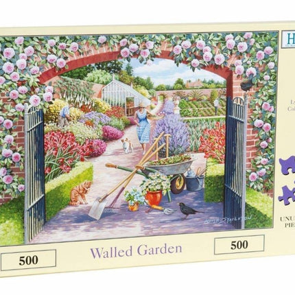 The House of Puzzles Walled Garden Puzzel 500 Stukjes