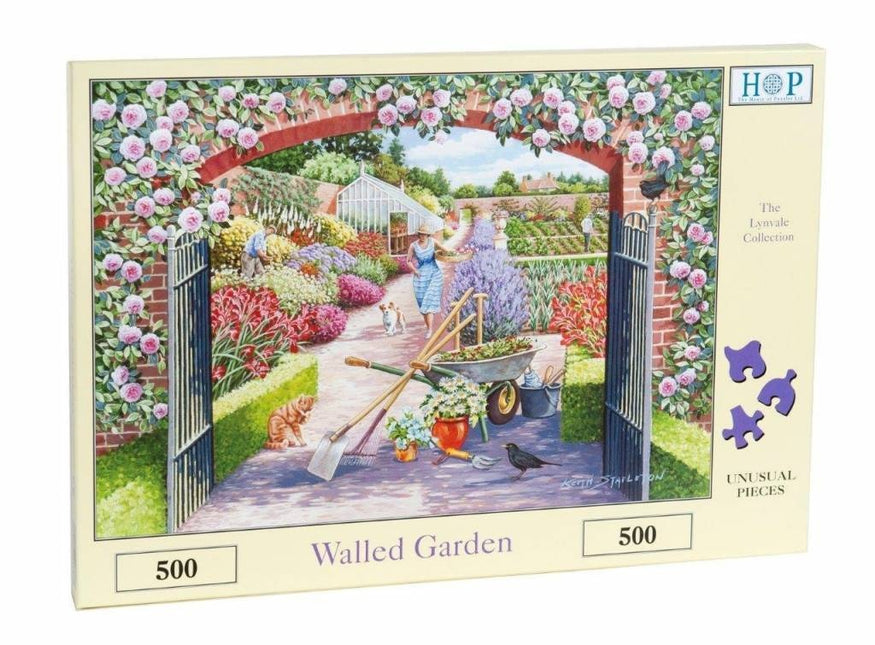 The House of Puzzles Walled Garden Puzzel 500 Stukjes