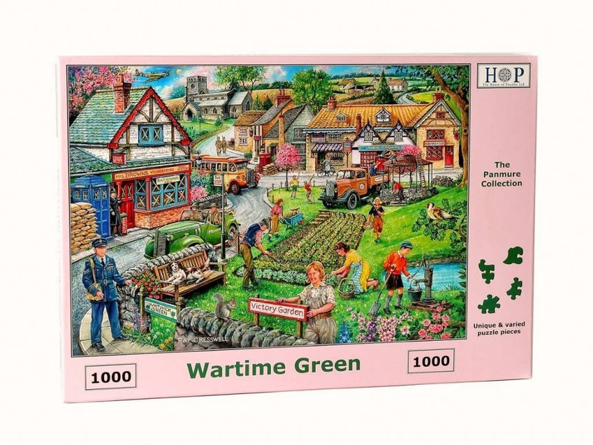 The House of Puzzles Wartime Green Puzzel 1000 stukjes