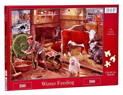 The House of Puzzles Winter Feeding Puzzel 500 stukjes