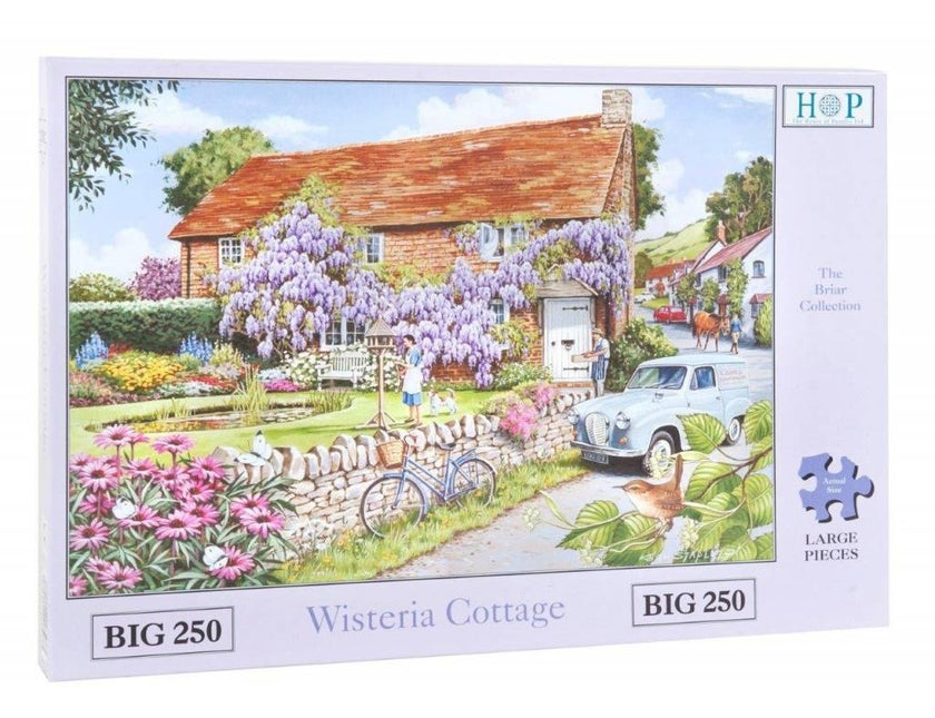 The House of Puzzles Wisteria Cottage Puzzel 250 Stukjes XL