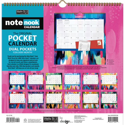 Wells st. by Lang Ettavee Pocket Note Nook Kalender 2025