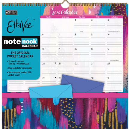 Wells st. by Lang Ettavee Pocket Note Nook Kalender 2025