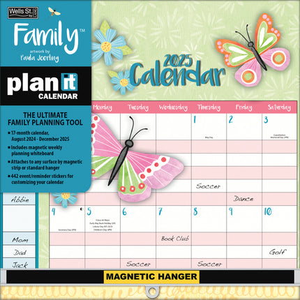 Wells st. by Lang Family Plan-It Wall Kalender (August 2024 - December 2025)