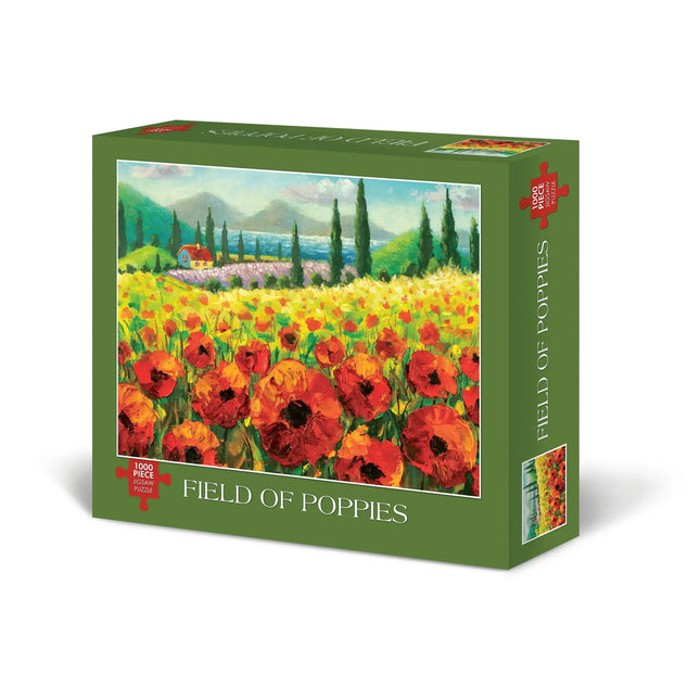 Willow Creek Field of Poppies Puzzel 1000 Stukjes