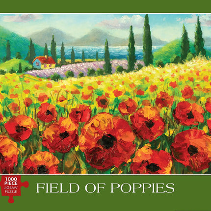 Willow Creek Field of Poppies Puzzel 1000 Stukjes