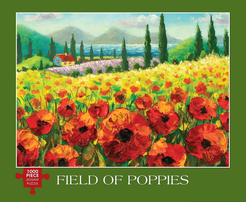 Willow Creek Field of Poppies Puzzel 1000 Stukjes