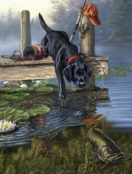 Willow Creek Labrador - Nibbles Puzzel 1000 stukjes