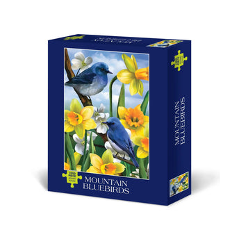 Willow Creek Mountain Bluebirds Puzzel 1000 Stukjes