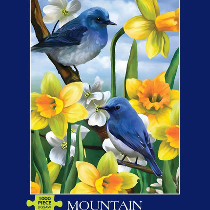 Willow Creek Mountain Bluebirds Puzzel 1000 Stukjes