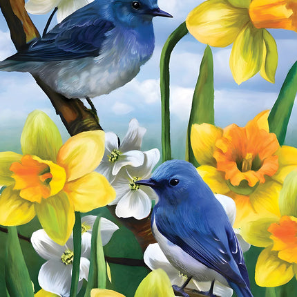 Willow Creek Mountain Bluebirds Puzzel 1000 Stukjes