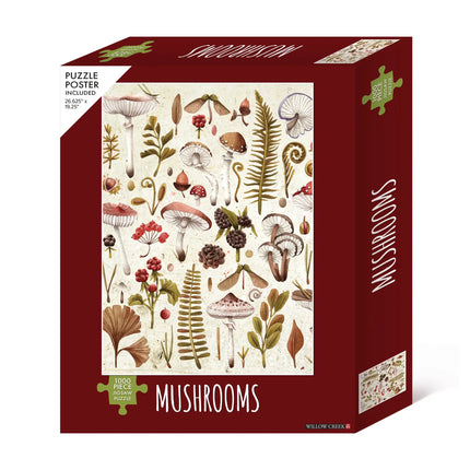 Willow Creek Mushrooms Puzzel 1000 Stukjes