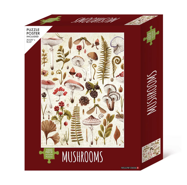 Willow Creek Mushrooms Puzzel 1000 Stukjes