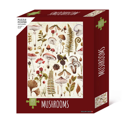 Willow Creek Mushrooms Puzzel 1000 Stukjes