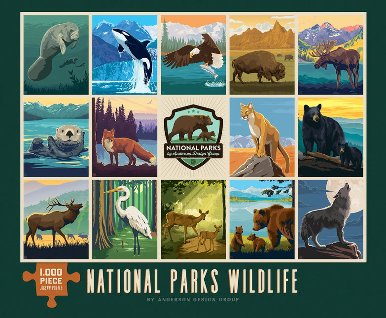 Willow Creek National Parks Wildlife Puzzel 1000 Stukjes