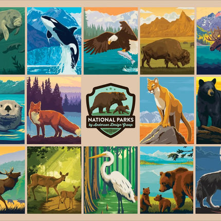 Willow Creek National Parks Wildlife Puzzel 1000 Stukjes