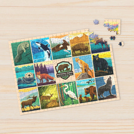 Willow Creek National Parks Wildlife Puzzel 1000 Stukjes